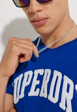 Superdry VARSITY ARCH - Print T-shirt - Mazarine Blue -Superdry Shop 34fb7658c6694e81853258c7064c0963