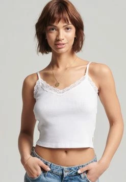 Superdry VINTAGE MINI - Top - Optic