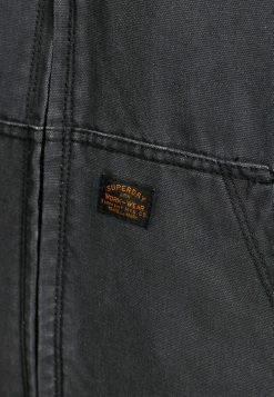 Superdry WORKWEAR - Zip-up Sweatshirt - Bison Black -Superdry Shop 3562f908e95e40a398c96c565b55c5f4