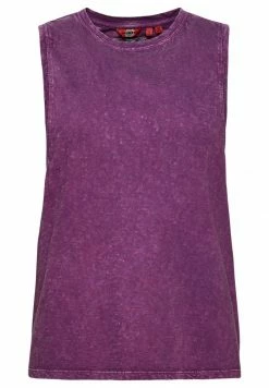 Superdry VINTAGE SURF RANCHERO VEST - Top - Grape Jam -Superdry Shop 357ef3e1265e44be9c4725b0e16ad58a