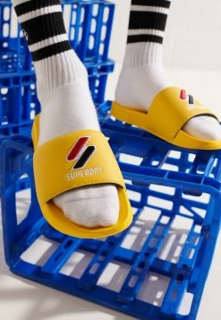 Superdry Pool Slides - Yellow