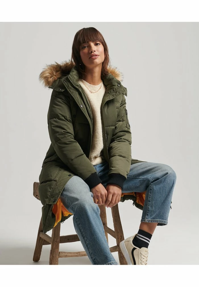 Superdry VINTAGE CLASSIC ESSENTIAL CREW - Jumper - Ecru 4 Superdry VINTAGE CLASSIC ESSENTIAL CREW - Jumper - Ecru - Image 4