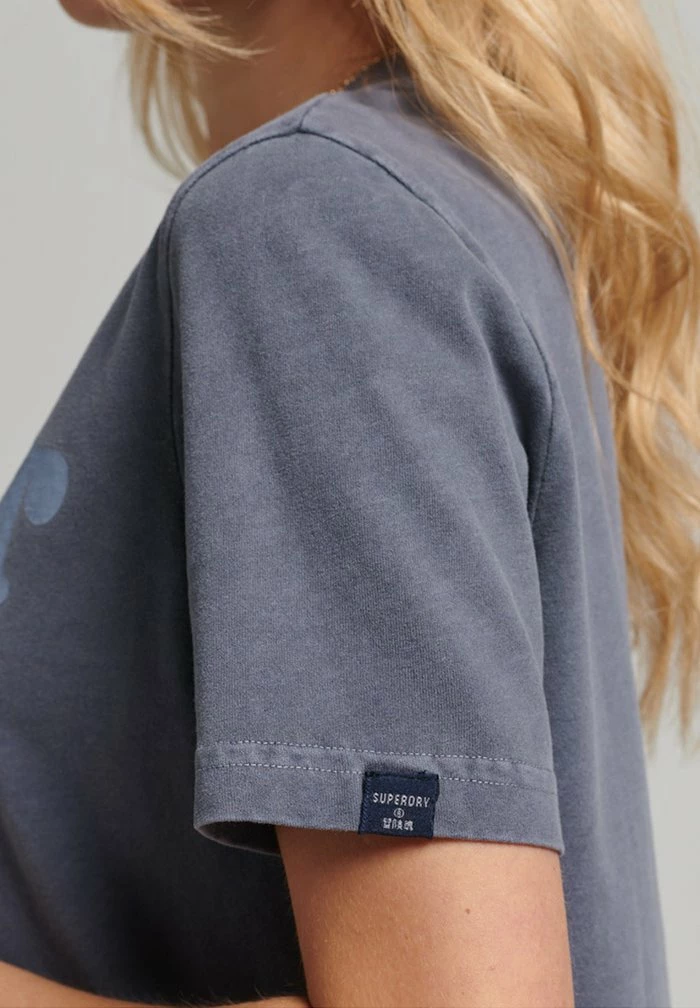 Superdry VINTAGE COOPER CLASSIC - Print T-shirt - Nautical Navy 3 Superdry VINTAGE COOPER CLASSIC - Print T-shirt - Nautical Navy - Image 3