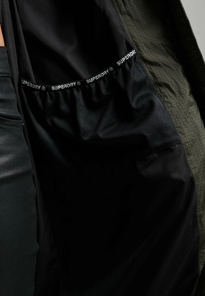 Superdry Winter Coat - Khaki Grid 4 Superdry Winter Coat - Khaki Grid - Image 4