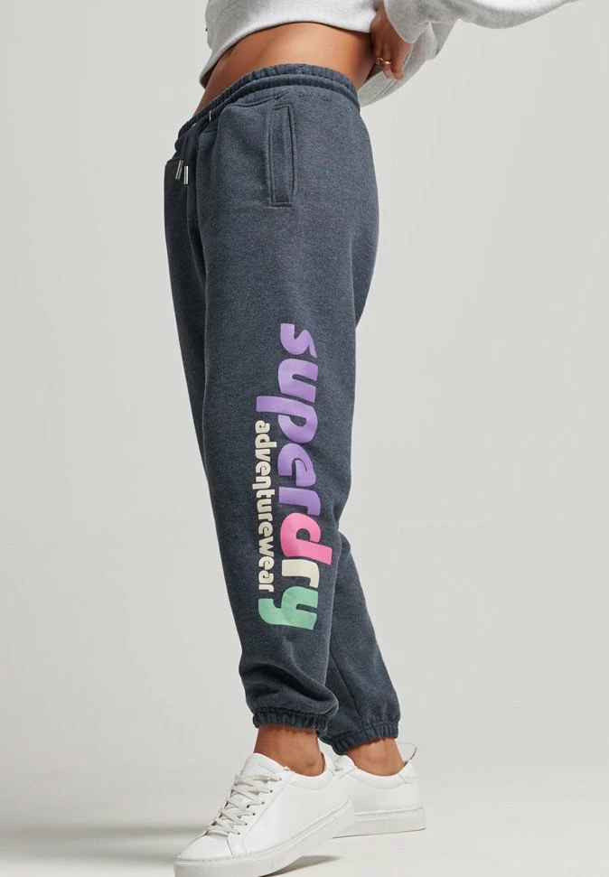 Superdry TERRAIN - Tracksuit Bottoms - Navy Marl Dark Grey 3 Superdry TERRAIN - Tracksuit Bottoms - Navy Marl Dark Grey - Image 3