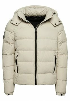 Superdry MICROFIBER MOUNTAIN PUFFER - Winter Jacket - Pelican -Superdry Shop 363cb3ea6fc7442f80939e064c1e59b5