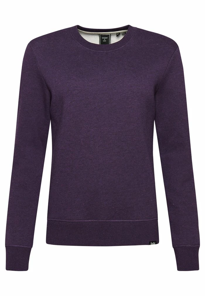 Superdry VINTAGE LOGO CREW - Sweatshirt - Royal Purple Marl 4 Superdry VINTAGE LOGO CREW - Sweatshirt - Royal Purple Marl - Image 4