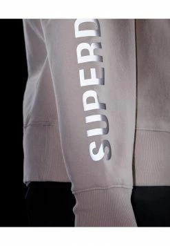 Superdry CODE LINEAR LOOSE - Sweatshirt - Feather Grey -Superdry Shop 36abc636b3f744638b4ecaa429753351