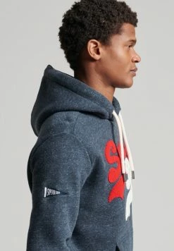 Superdry VL SOURCE - Hoodie - Marine -Superdry Shop 36c1cf0f317a40199a6230eb350bdbc3