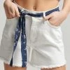 Superdry VINTAGE MID - Denim Shorts - Optic