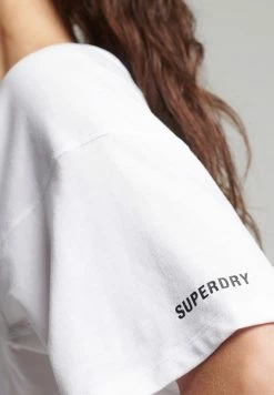 Superdry SPORT RUN SHORT SLEEVE - Print T-shirt - White -Superdry Shop 36f2af19ca7047ebb31b1e31934dee64