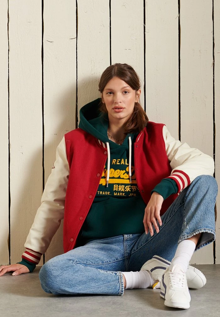 Superdry VINTAGE LOGO - Hoodie - Pine 3 Superdry VINTAGE LOGO - Hoodie - Pine - Image 3