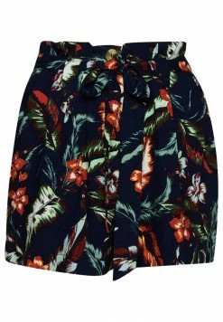 Superdry VINTAGE PAPER PRINTED - Shorts - Indo Leaf Navy -Superdry Shop 37528b58ab394b5890bd605352723e66