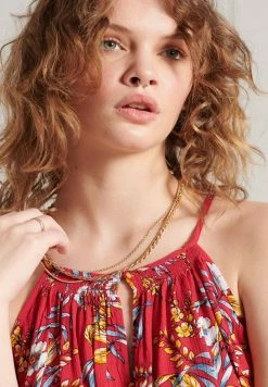 Superdry BEACH CAMI - Top - Red Hawaiian -Superdry Shop 375ee34135bd40c58b068813a07a05e8