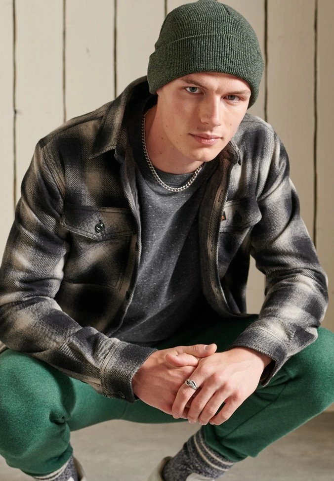 Superdry VINTAGE - Basic T-shirt - Charcoal Heather 4 Superdry VINTAGE - Basic T-shirt - Charcoal Heather - Image 4