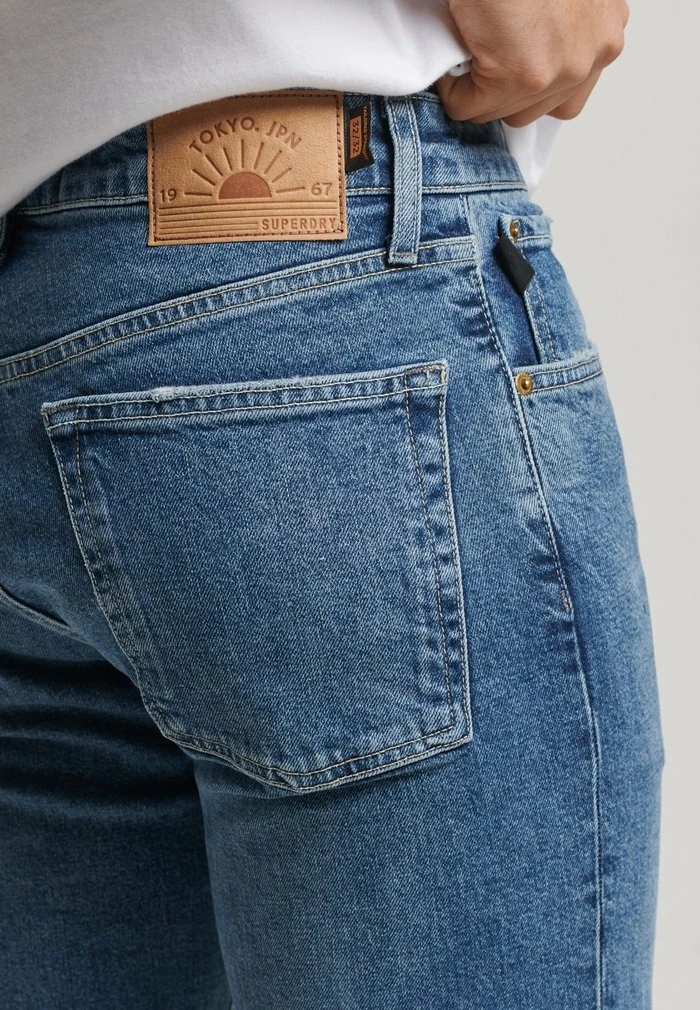 Superdry TAILORED - Straight Leg Jeans - Boyce Vintage Blue 5 Superdry TAILORED - Straight Leg Jeans - Boyce Vintage Blue - Image 5