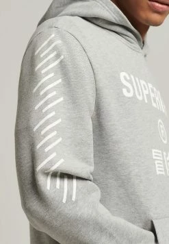 Superdry CODE CORE - Hoodie - Grey Marl -Superdry Shop 37a606dd33af45cc8649571e2a64ac91