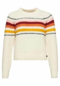 Superdry BRUSHED STRIPE CREW NECK - Jumper - Ecru Mix Stripe 8 Superdry BRUSHED STRIPE CREW NECK - Jumper - Ecru Mix Stripe -Superdry Shop 37e3bc6067e14636b4e41b7f16c95948