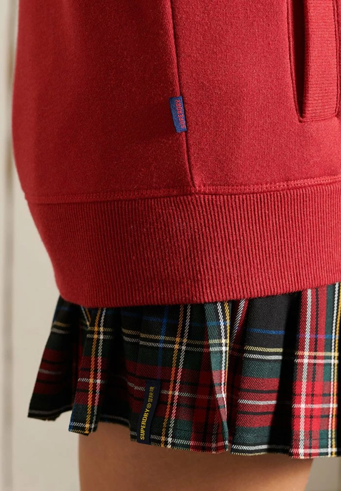 Superdry Zip-up Sweatshirt - Rich Red Marl 2 Superdry Zip-up Sweatshirt - Rich Red Marl - Image 2