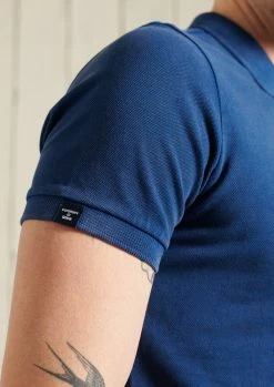Superdry Polo Shirt - Pilot Mid Blue 6 Superdry Polo Shirt - Pilot Mid Blue -Superdry Shop 383677ee3a2b48a0a56683d25623c3ab