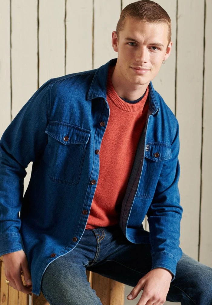 Superdry HARLO - Jumper - Warm Orange 5 Superdry HARLO - Jumper - Warm Orange - Image 5