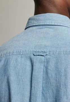 Superdry Shirt - Indigo Chambray -Superdry Shop 38b5e00983c7479399ebb8535f8537a3