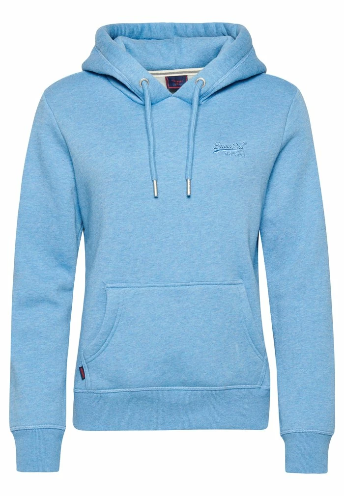 Superdry VINTAGE LOGO EMBROIDERED - Hoodie - Blush Blue Marl 5 Superdry VINTAGE LOGO EMBROIDERED - Hoodie - Blush Blue Marl - Image 5
