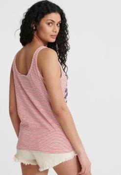 SUPERDRY VINTAGE STRIPE CLASSIC VEST TOP - Top - Ecru Slub Stripe 6 SUPERDRY VINTAGE STRIPE CLASSIC VEST TOP - Top - Ecru Slub Stripe -Superdry Shop 38dbaa4d59ab4aabb7c2328a56966d10