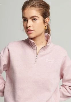 Superdry VINTAGE LOGO - Sweatshirt - La Soft Pink Marl -Superdry Shop 38ecd9382d8543ebb38750496e4eea43