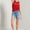 Superdry CHEVRON - Top - Red