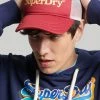 Superdry VINTAGE GRAPHIC - Cap - Red