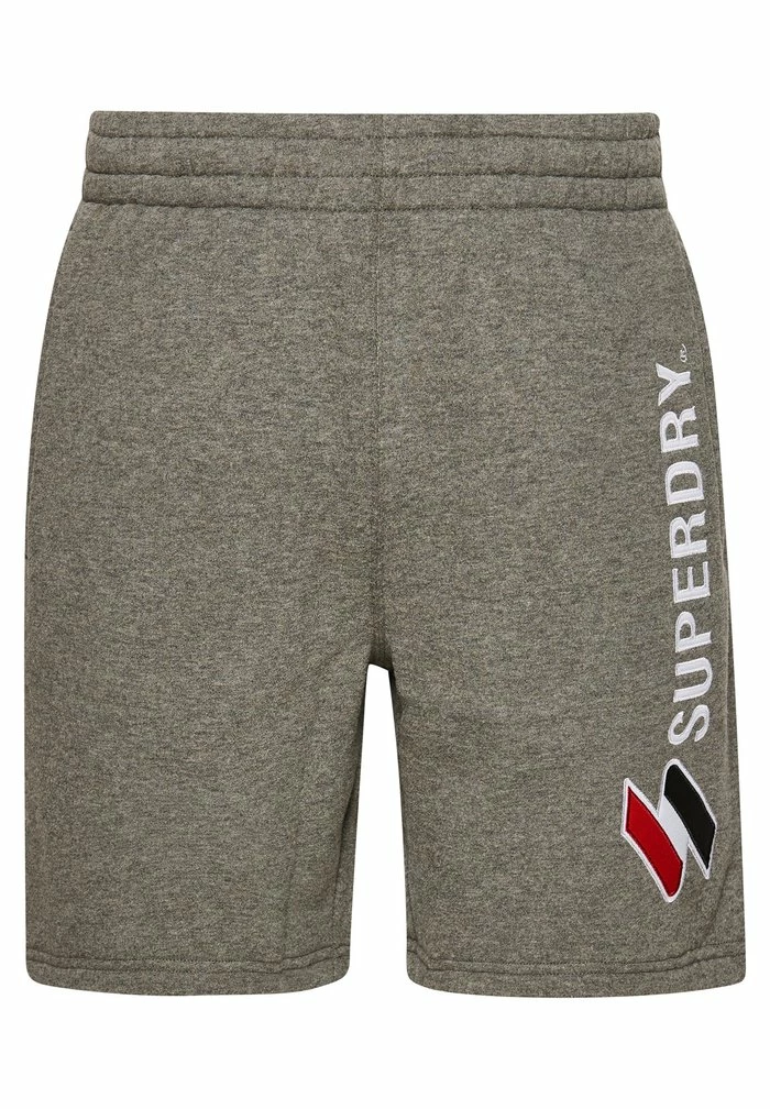 Superdry APPLIQUE - Shorts - Dark Charcoal Marl 3 Superdry APPLIQUE - Shorts - Dark Charcoal Marl - Image 3