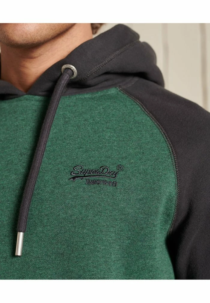 Superdry VINTAGE - Hoodie - Heritage Pine Marl/vintage Wash Black 4 Superdry VINTAGE - Hoodie - Heritage Pine Marl/vintage Wash Black - Image 4