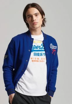 Superdry COLLEGIATE - Bomber Jacket - Mazarine Blue