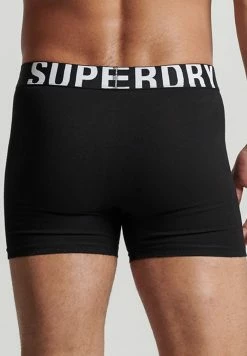 Superdry 2 PACK - Pants - Black/black Optic