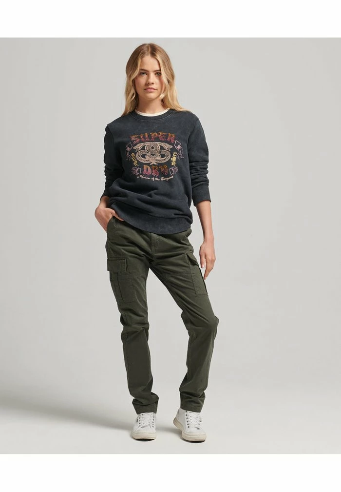 Superdry Sweatshirt - Heavy Amp Black 1 Superdry Sweatshirt - Heavy Amp Black