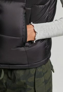 Superdry MOUNTAIN - Waistcoat - Black -Superdry Shop 39d79f6ef7624d6cbae7879799d4ec09