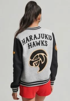 Superdry Bomber Jacket - Athletic Grey Marl