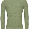 Superdry VINTAGE TEXTURED CREW - Jumper - Seagrass Green Heather