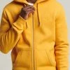 Superdry Zip-up Sweatshirt - Turmeric Marl