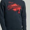Superdry VINTAGE SCRIPT - Sweatshirt - Eclipse Navy