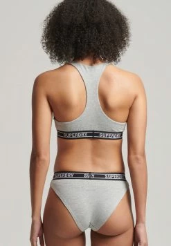 Superdry Bikini Bottoms - Grey Marl Mono