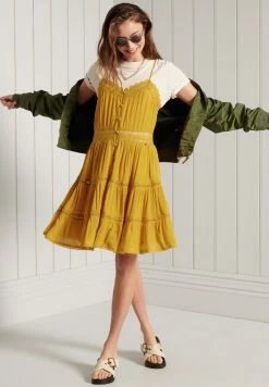 Superdry ALANA - Day Dress - Autumn Mustard