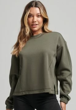 Superdry CODE TECH - Sweatshirt - Dark Moss