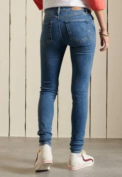 Superdry Jeans Skinny Fit - Dark Indigo Aged -Superdry Shop 3a8a9cbfc6e240fba10102c1e97b3a9b