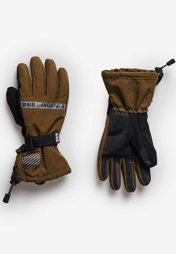 Superdry SNOW RESCUE - Gloves - Dusty Olive 1 Superdry SNOW RESCUE - Gloves - Dusty Olive