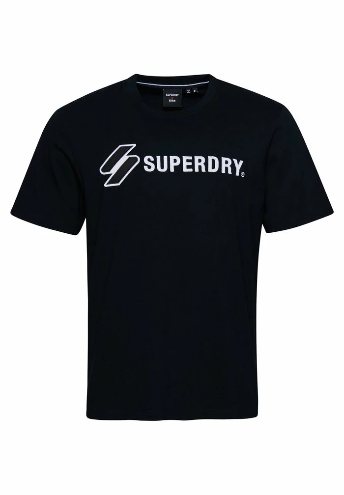 Superdry APPLIQUE S LOGO - Print T-shirt - Black 2 Superdry APPLIQUE S LOGO - Print T-shirt - Black - Image 2