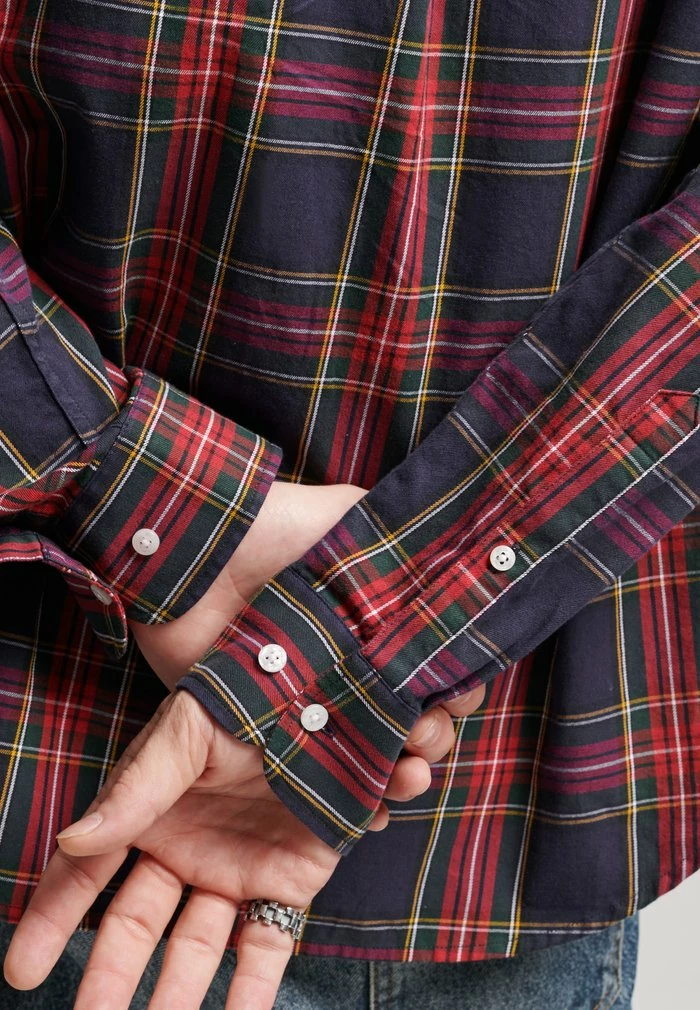 SUPERDRY - Shirt - Green Dahlia Check 5 SUPERDRY - Shirt - Green Dahlia Check - Image 5