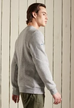 Superdry Sweatshirt - Athletic Grey Marl -Superdry Shop 3b0fa2420bcb45f5b6c3ded7169f04a0