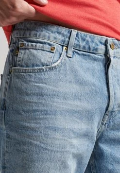 Superdry Denim Shorts - Beak Beat Up Blue -Superdry Shop 3b1276baa14c4048a24a4cb9be8e2bfa